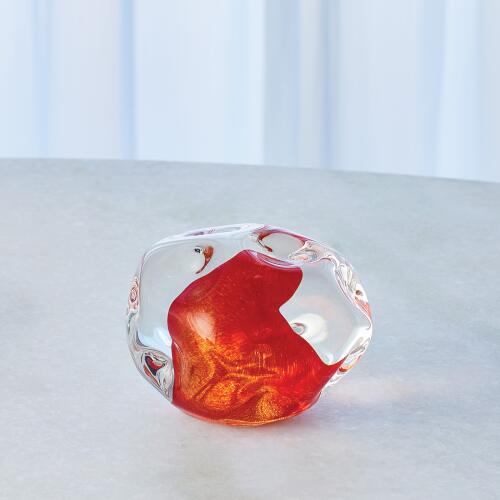 Dimple Paperweight-Cinnabar