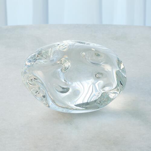 Dimple Paperweight-Clear