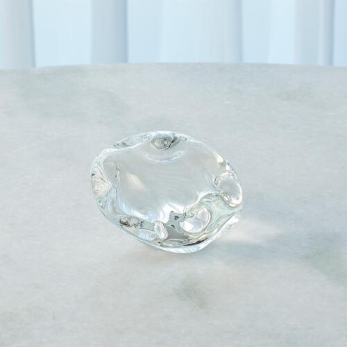 Dimple Paperweight-Clear