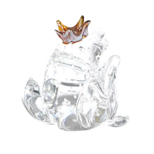 Frog Prince-Clear w/Bubbles