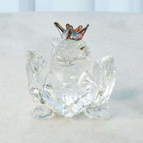 Frog Prince-Clear w/Bubbles