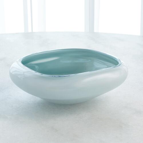 Cased Glass Bowl-Azure