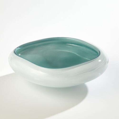 Cased Glass Bowl-Azure