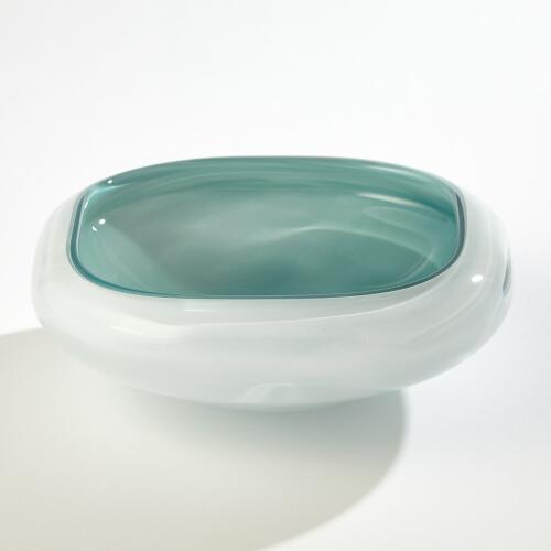 Cased Glass Bowl-Azure