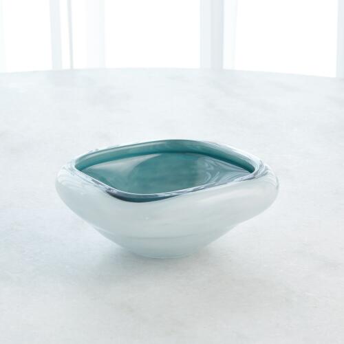 Cased Glass Bowl-Azure