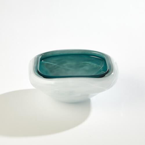 Cased Glass Bowl-Azure