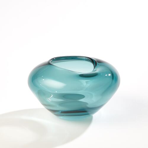 Undulating Vase-Azure