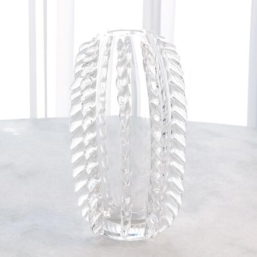 Fringe Vase-Clear