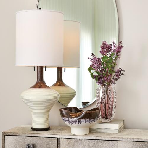 Finley Fringe Vase-Amethyst