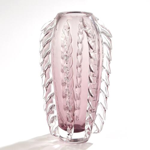 fringe vase-amethyst