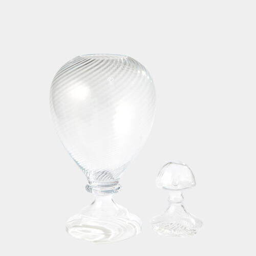 Gwendolyn Glass Lidden Jar