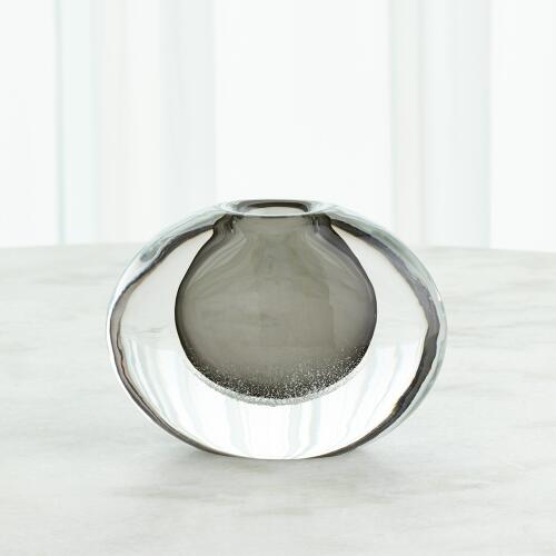 Micro Bubble Vase-Grey