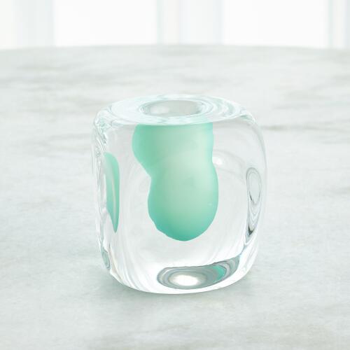 Square Vase-Wintergreen