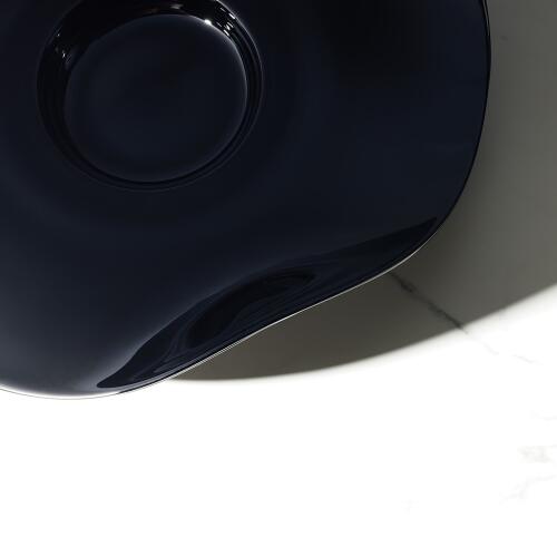 Wavy Edge Bowl-Black