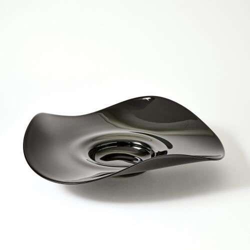 Wavy Edge Bowl-Black
