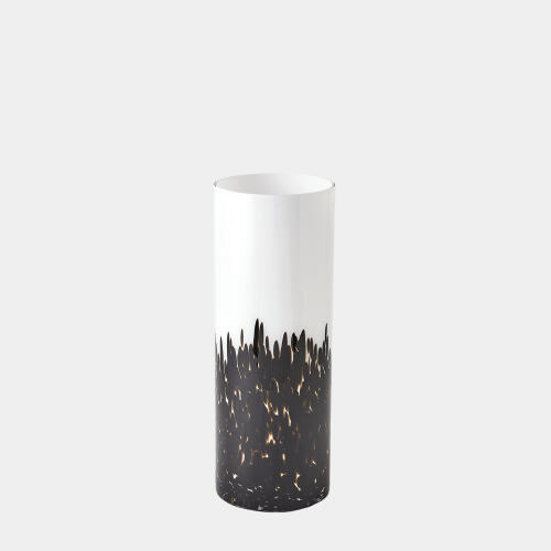 Confetti Vase-Black/White