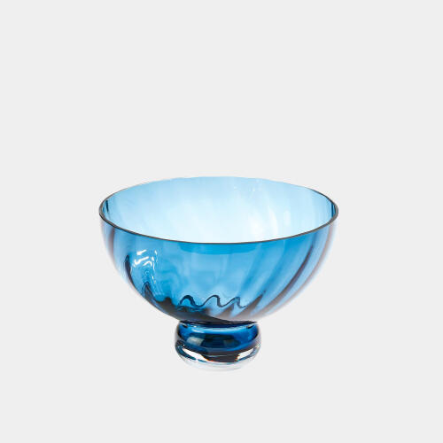 Nalu Ball Footed Bowl-Blue