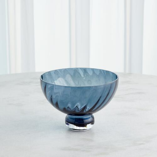 Ball Footed Bowl-Blue