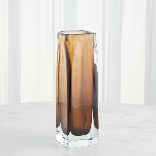 Tower Vase-Dark Amber