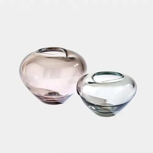 Undulating Vase-Gray