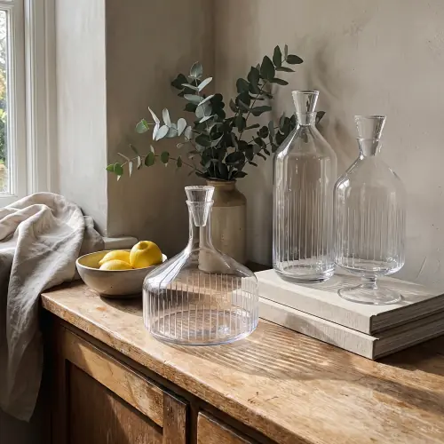 V Cut Decanter-Squat