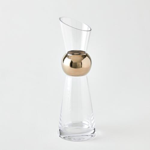 Metallic Orb Carafe-Platinum