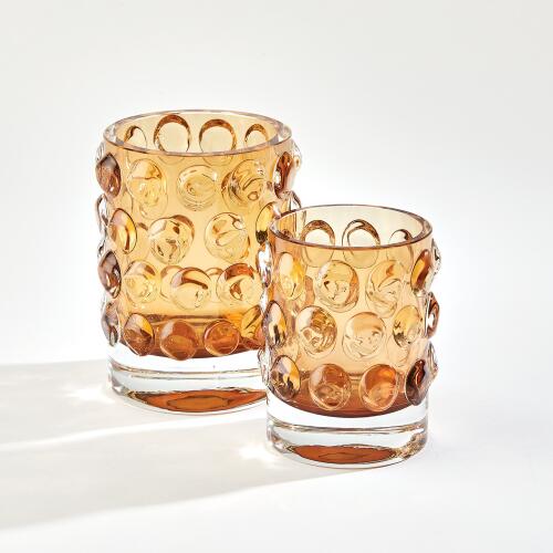 Thousand Eye Vase-Amber