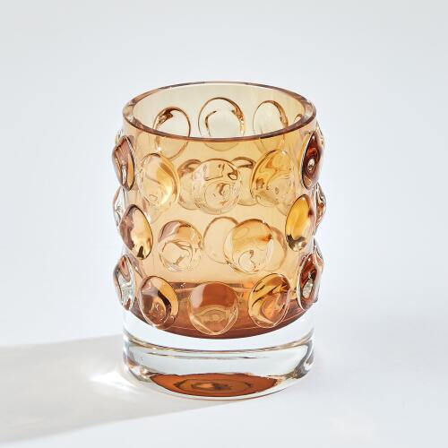 Thousand Eye Vase-Amber