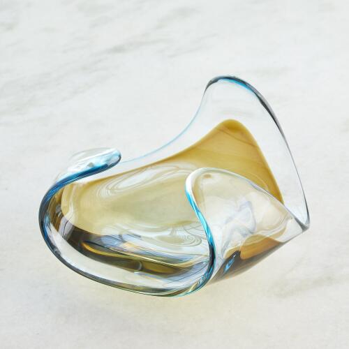 Trio Bowl-Turquoise/Beige