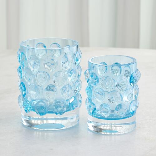 Thousand Eye Vase-Blue