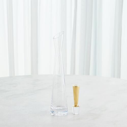 Slant Decanter-Gold