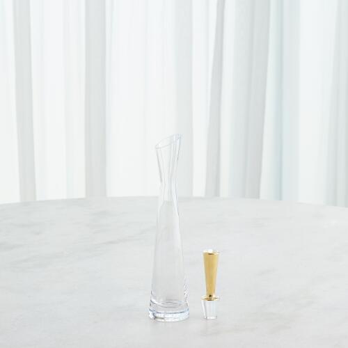 Slant Decanter-Gold
