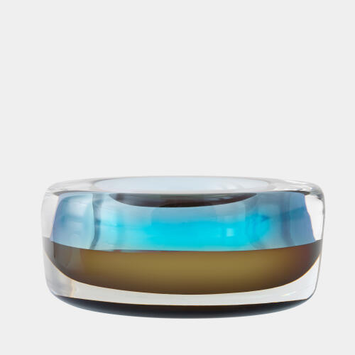 Vorrei Thick Cylinder Bowl-Topaz Blue