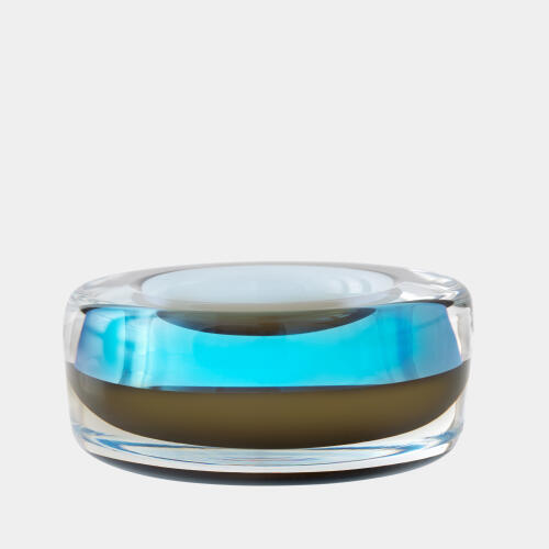 Vorrei Thick Cylinder Bowl-Topaz Blue