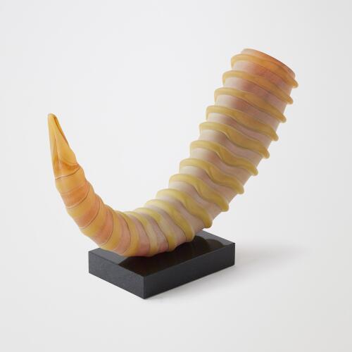 Mounted Horn-Frosted Iris Gelp