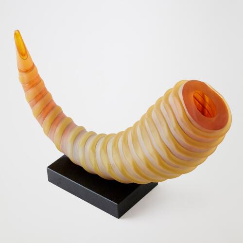 Mounted Horn-Frosted Iris Gelp