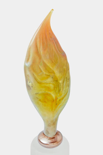 Mounted Leaf-Iris Gelp on Frosted Base