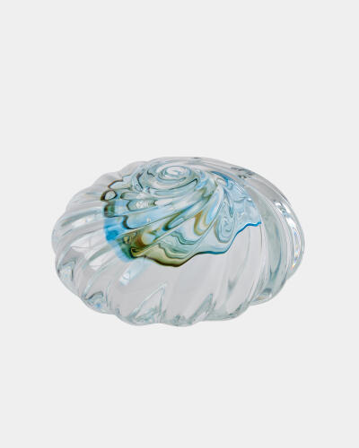 Anemone Sculpture-Swirl Topaz/Blue