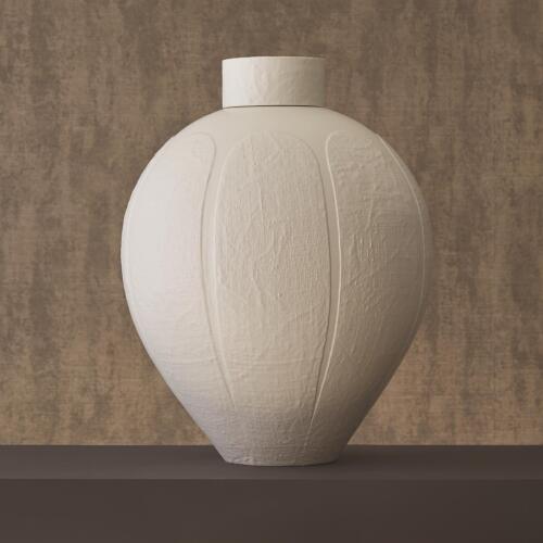 Linen Jar-Soft White