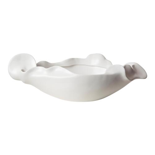 Free Form Bowl-Matte White