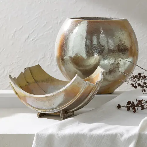Strata Bowl-Raku
