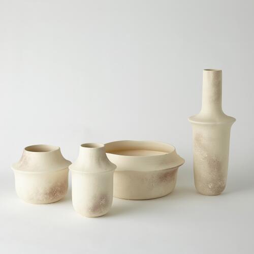 Fladis Vase-Matte Cream Marble-Low