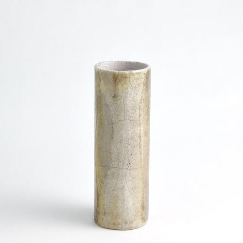 Golden Raku Vase