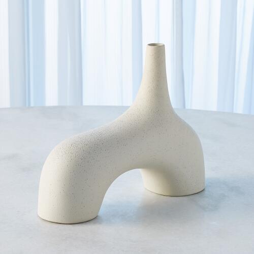 Stretch Vase-Cream Stone