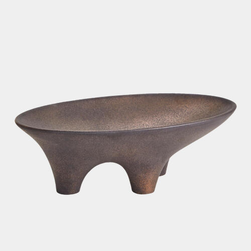 Opus Triple Leg Bowl-Bronze