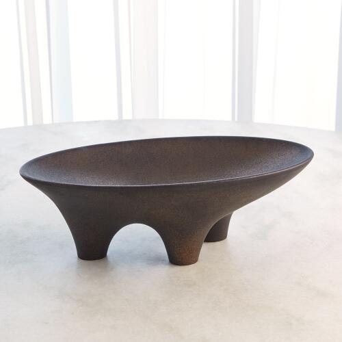 Opus Triple Leg Bowl-Bronze