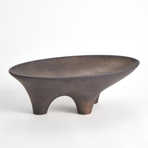 Opus Triple Leg Bowl-Bronze