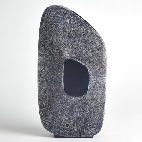 Offset Scratch Vase-Ink