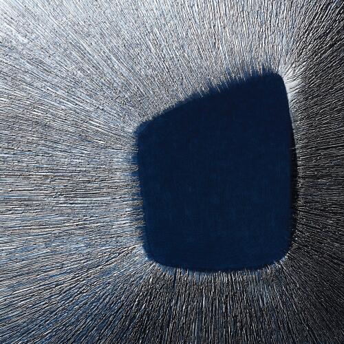 Offset Scratch Vase-Ink