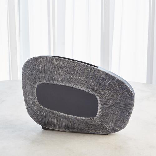 Offset Scratch Vase-Ink